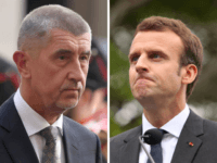Babis and Macron Czech
