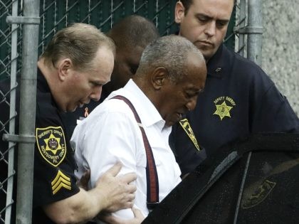 Bill Cosby departs after his sentencing hearing at the Montgomery County Courthouse, Tuesd