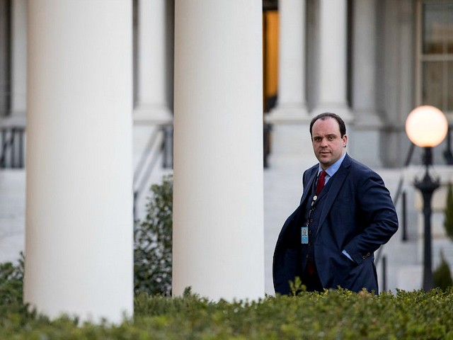 Boris Epshteyn, special assistant to President Donald Trump, walks into the West Wing of the White House, Wednesday, March 8, 2017, in Washington. (AP Photo/Andrew Harnik)