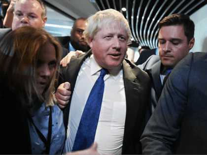 BIRMINGHAM, ENGLAND - OCTOBER 02: Boris Johnson arrives before speaking at a Conservative home fringe meeting on day three of the Conservative Party Conference on October 2, 2018 in Birmingham, England. The former Foreign Secretary makes his Brexit speech to the Conservative Home fringe meeting audience today. This is seen …