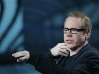 Breteastonellis1 U.S. writer Bret Easton Ellis is flanked by Italian anchorman Fabio Fazio during the Italian State RAI TV program "Che Tempo che Fa", in Milan, Italy, Saturday, Oct.16, 2010. Ellis presented his new book 'Imperial Bedrooms'. (AP Photo/Luca Bruno)