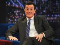Colberthorsesbutt1 NEW YORK, NY - FEBRUARY 21: Stephen Colbert visits 'Late Night With Jimmy Fallon' at Rockefeller Center on February 21, 2013 in New York City. (Photo by Theo Wargo/Getty Images)