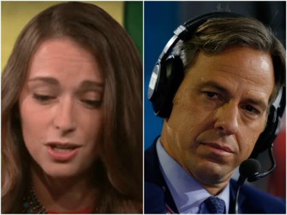 Combo of Julia Ioffe and Jake Tapper