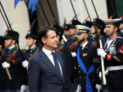 Italy's new Prime Minister Giuseppe Conte arrives at Palazzo Chigi …