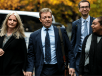LONDON, ENGLAND - OCTOBER 17: South Thanet MP Craig Mackinlay (C) arrives at Southwark Crown Court accused of two charges of making a false election expenses declaration on October 17, 2018 in London, England. Conservative MP Craig Mackinlay has been accused of overspending during the 2015 general election campaign in …