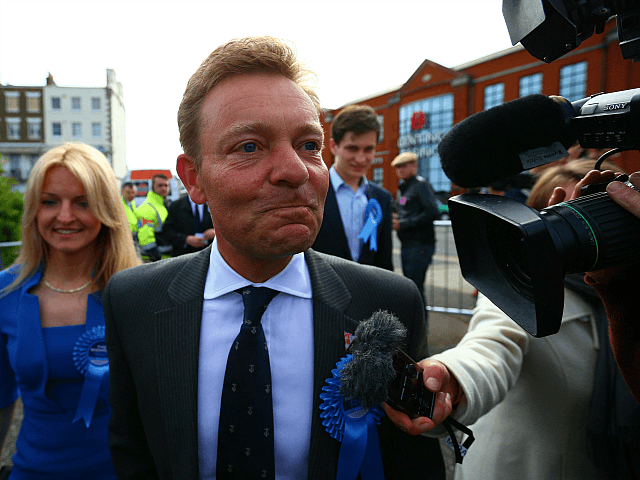 RAMSGATE, ENGLAND - MAY 08: Conservative Party candidate for South Thanet, Craig Mackinlay