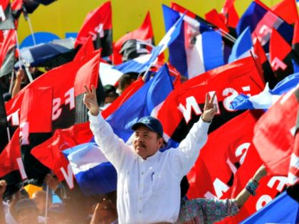 West Palm Beach restaurant owner Dina Rubio, an exile from Nicaragua, argues that the socialist uprising led by Sandinista leader Daniel Ortega (pictured at Managua rally in September), quickly led to the loss of individual rights and a moribund economy.