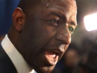 ORLANDO, FL - AUGUST 31: Andrew Gillum the Democratic candidate for Florida Governor speaks during a campaign rally at the International Union of Painters and Allied Trades on August 31, 2018 in Orlando, Florida. Mr. Gillum is facing off against his Republican challenger Rep. Ron DeSantis (R-FL) in the November …
