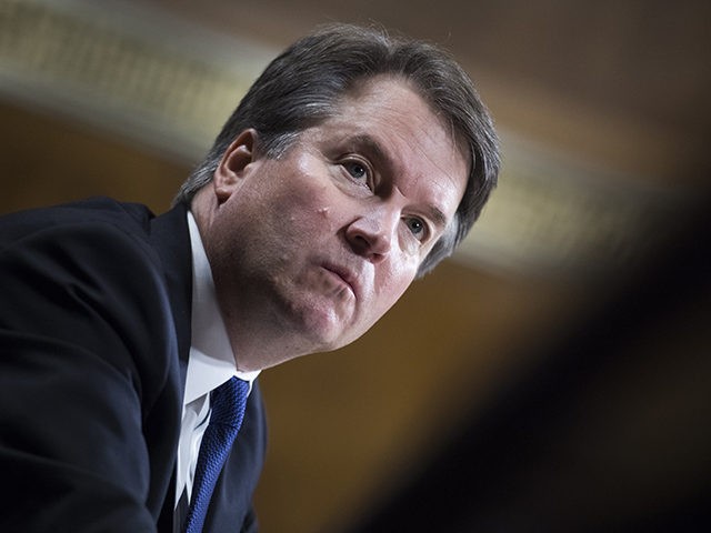 UNITED STATES - SEPTEMBER 27: Judge Brett Kavanaugh testifies during the Senate Judiciary Committee hearing on his nomination be an associate justice of the Supreme Court of the United States, focusing on allegations of sexual assault by Kavanaugh against Christine Blasey Ford in the early 1980s. (Photo By Tom Williams-Pool/Getty …