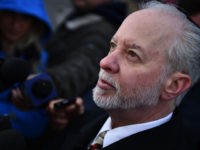 TOPSHOT - Rabbi Jeffrey Myers of the Tree of Life synagogue speaks to reporters on October 29, 2018 outside the Tree of Life synagogue after a shooting there left 11 people dead in the Squirrel Hill neighborhood of Pittsburgh on October 27. - Mourners held an emotional vigil Sunday for …