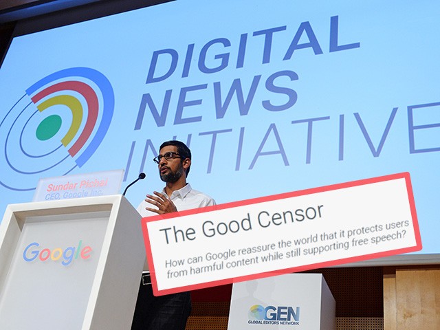 Image result for ‘THE GOOD CENSOR’: Leaked Google Briefing Admits Abandonment of Free Speech for ‘Safety And Civility’