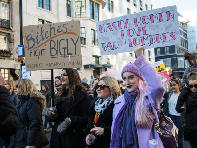 Trump Feminist Protest London UK