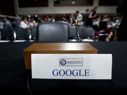 Google Empty Chair at Senate