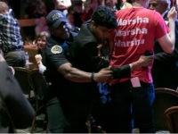 JonesGrabsBlackburnVolunteer Angry Leftist Mob Disrupts Marsha Blackburn Campaign Rally with Lindsey Graham