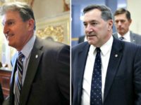 Manchin, Donnelly Getty, AP Images Manchin, Donnelly