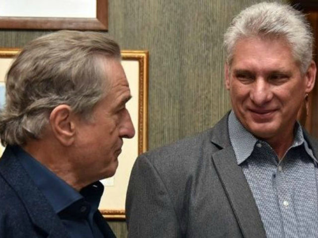 Actor Robert De Niro organized a celebrity meeting with Cuban dictator Raúl Castro's subordinate, Miguel Díaz-Canel, in New York this weekend.