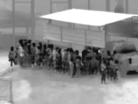 PR Pic Large group of Central American migrants surrendered to Yuma Station Border Patrol Agents shortly before midnight on October 2. (Photo: U.S. Border Patrol/Tucson Sector)