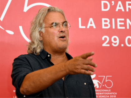 director Paul Greengrass attends a photocall for the film '22 July' presented in competition on September 5, 2018 during the 75th Venice Film Festival at Venice Lido. (Photo by Alberto PIZZOLI / AFP) (Photo credit should read ALBERTO PIZZOLI/AFP/Getty Images)