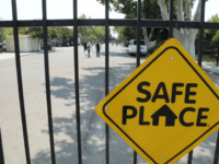 Poverello House A sign is affixed to a fence at Poverello House homeless shelter Thursday, July 31, 2014, in Fresno, Calif. Republican candidate for governor Neel Kashkari said he used services at the shelter when he spent a week living as a homeless person in Fresno to highlight the disparity between Gov. …