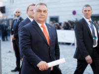 Prime Minister of Hungary Viktor Orban Hungary's Prime Minister Viktor Orban arrives at the Mozarteum University to attend a plenary session part of the EU Informal Summit of Heads of State or Government in Salzburg, Austria, on September 20, 2018. (Photo by GEORG HOCHMUTH / APA / AFP) / Austria OUT (Photo credit should read GEORG …