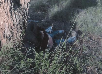 Brooks County Sheriff's Office deputies recover the body of a recently deceased Salvadoran female. (Photo: Brooks County Sheriff's Office)