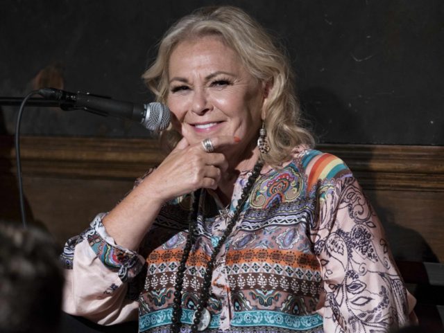 Roseanne Barr takes part in a special event and podcast taping at Stand Up NY, Thursday, J