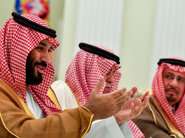 Saudi Crown Prince Mohammed bin Salman (L), pictured June 2018, hosted US President Donald