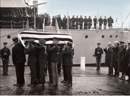 The Unknown Soldier and the USS Olympia,