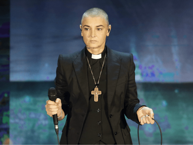 FILE - In this Oct. 5, 2014 file photo, Irish singer Sinead O'Connor performs during the I