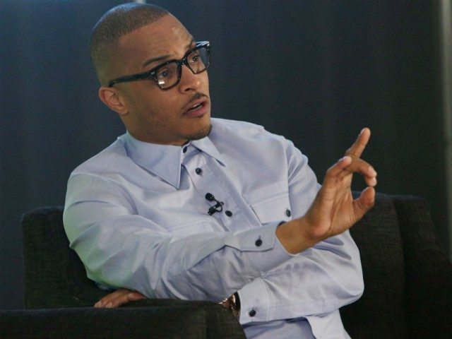 NEW YORK, NY - APRIL 06: Musician T.I. addresses the audience during the BET Music Presents: Us Or Else panel discussion at the Viacom White Box Hall on April 6, 2017 in New York City. (Photo by Lars Niki/Getty Images for BET)