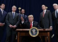 Trump water memo (Carolyn Kaster / Associated Press)