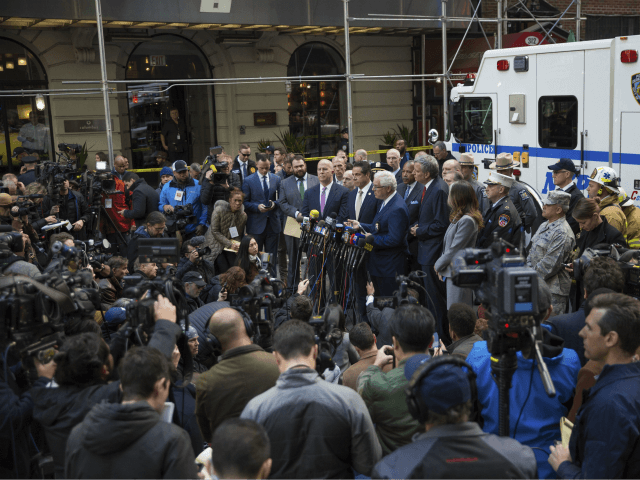 NYPD Deputy Commissioner of Intelligence & Counterterrorism John Miller delivers remarks d