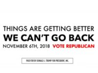 campaign trump President Donald Trump's campaign released a new campaign ad on Monday, urging voters to support Republicans in the midterm elections.