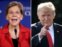 Elizabeth Warren and Donald Trump