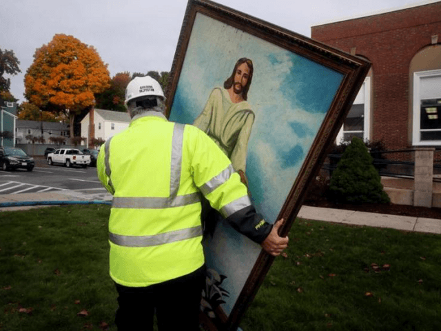 Wakefield's historic First Baptist Church was ravaged by fire Tuesday evening. But this pa