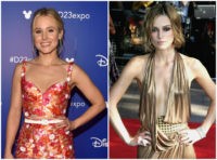 kristen-bell-keira-knightley-getty ANAHEIM, CA - JULY 14: Actor Kristen Bell of OLAF'S FROZEN ADVENTURE took part today in the Walt Disney Studios animation presentation at Disney's D23 EXPO 2017 in Anaheim, Calif. OLAF'S FROZEN ADVENTURE will be released in U.S. theaters on November 22, 2017. (Photo by Alberto E. Rodriguez/Getty Images for …