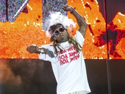 Lil Wayne performs at the Lil' WeezyAna Fest at Champions Square on Friday, Aug. 25, 2017, in New Orleans. (Photo by Amy Harris/Invision/AP)
