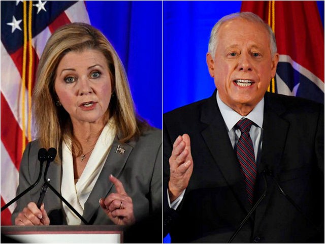 Marsha Blackburn and Phil Bredesen