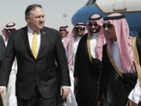 mike pompeo saudi arabia US Secretary of State Mike Pompeo (L) walks alongside Saudi Foreign Minister Adel al-Jubeir after arriving in Riyadh, on October 16, 2018. - Pompeo arrived in the Saudi capital for talks with King Salman on what happened to missing journalist Jamal Khashoggi. (Photo by LEAH MILLIS / POOL / AFP) …