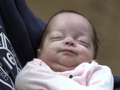 EAST MEADOW, N.Y. (CBSNewYork) — A miracle baby on Long Island went home on Monday. Hannah Bella Rodriguez is the smallest child ever born at Nassau University Medical Center. The baby girl was born 13 weeks premature on July 11 and weighed only 1 pound, 4 ounces.