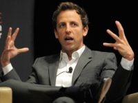 NEW YORK, NY - NOVEMBER 08: Comedian Seth Meyers speaks during the TIME Person of the Year panal discussion duing the TIME Person of the Year Lunch at Time Life Building on November 8, 2011 in New York City. (Photo by Jemal Countess/Getty Images for Time)