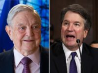 soros-kavanaugh-composite-getty OLIVIER HOSLET/AFP/Getty Images, Win McNamee/Getty Images, Breitbart News Edit