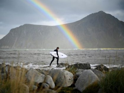 Far from Rio sun, surfers brave Norway's Arctic swells
