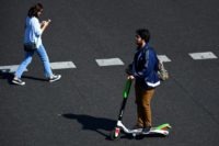 Electric scooter sharing schemes have popped up in city streets across Spain and elsewhere in Europe