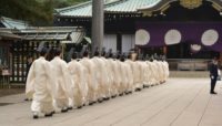 The Yasukuni shrine honours 2.5 million war dead but also enshrines top World War II criminals