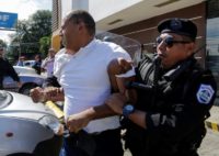 Police used stun grenades and swung clubs to break up a demo against the government of President Daniel Ortega, arresting some 20 demonstrators