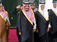 A handout picture provided by the Saudi Royal Palace shows Saudi King Salman bin Abdulaziz attending September's inauguration of a new high-speed railway linking Mecca and Medina, Islam's holiest cities King steps in as Riyadh defends itself in Khashoggi case