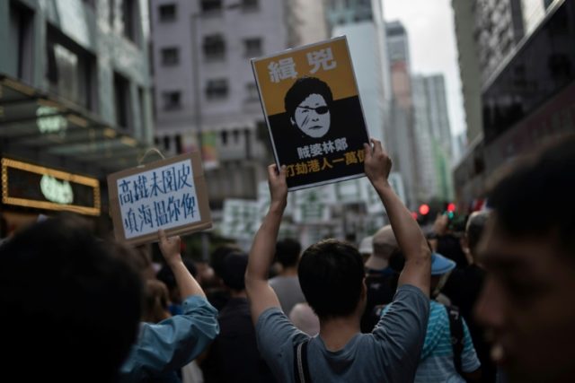Thousands protest proposed artificial islands for Hong Kong housing