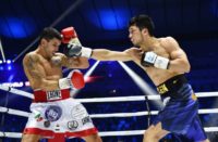 Japan's Ryota Murata, shown right against Italy's Emanuele Blandamura, defends his WBA middleweight title Saturday against American Rob Brant