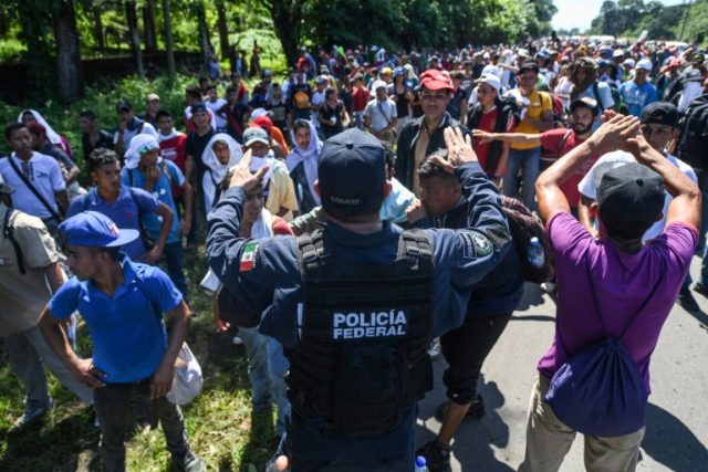 Pence points to leftist groups as caravan organizers